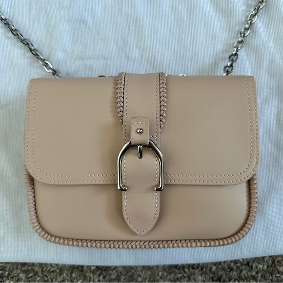 Longchamp Extra-Small Amazone Chain-Strap Leather Shoulder Bag (Nude) - Picture 10 of 10